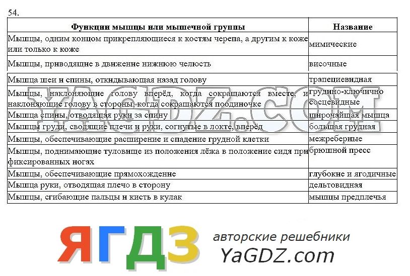 Ответы на вопросы по биологии 8 класс колесов по 21 параграфу