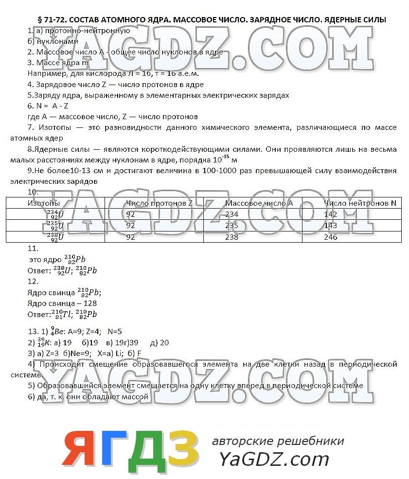 Состав атомного ядра тест 9 класс. Состав атомного ядра ядерные силы 9 класс. Параграф 71. Технологическая карта урока состав атомного ядра ядерные силы 9 класс.