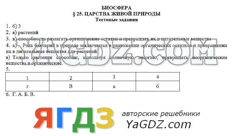 Царства живой природы 6 класс география домогацких презентация